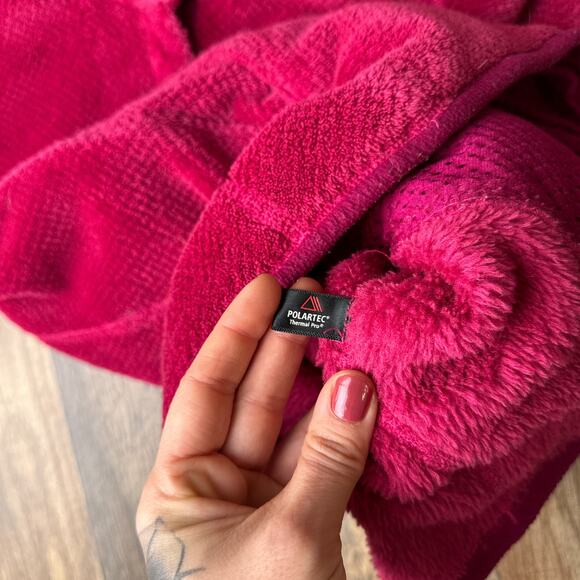 Vintage 90s Patagonia Re-Tool Snap-T Jacket Women's Small Pink Fleece 5373 - Picture 5 of 11